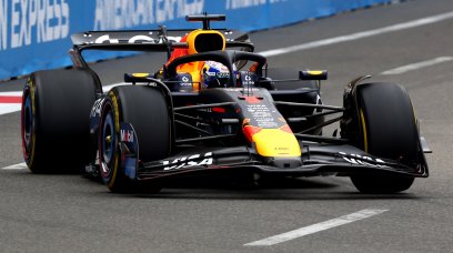 Verstappen Baku race warmup
