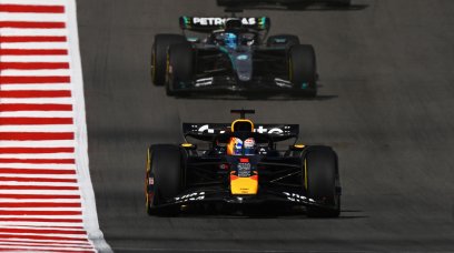 Verstappen Russell Sprint Cota