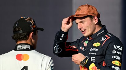 Verstappen Norris post Q Austin