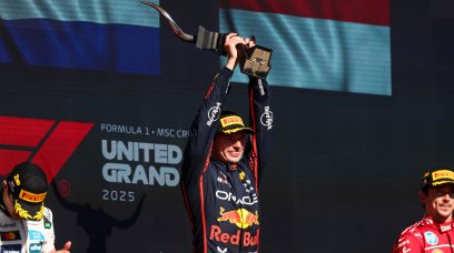 Verstappen Austin podium