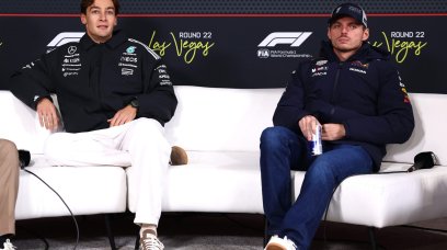 Verstappen Russell Vegas Thursday