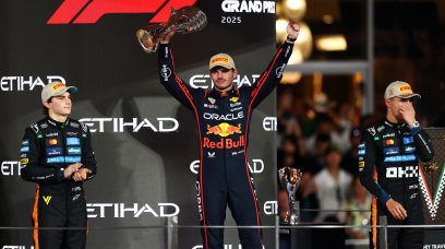 Verstappen podium Abu Dhabi