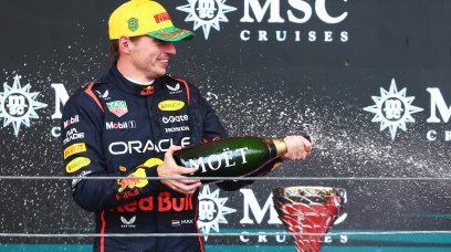 Verstappen Brazil podium