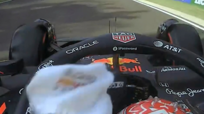 Verstappen FP2 Towel