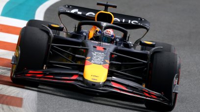 Verstappen GP Miami outlap