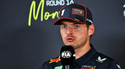 Verstappen Monza Q Presser