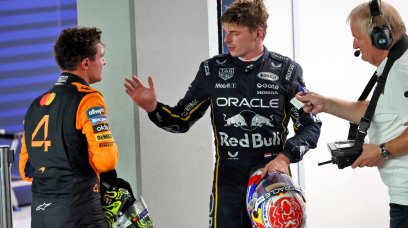Verstappen Norris Post race Sin