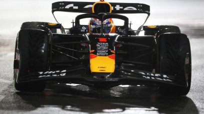 Verstappen Q Las Vegas wet