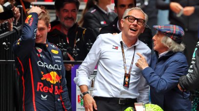 Domenicali Verstappen Stewart