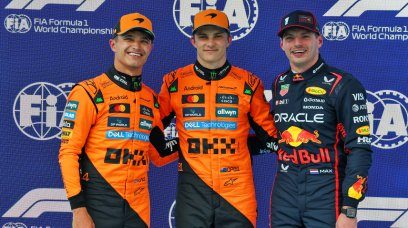 Verstappen Piastri Norris Top Three Qualifying Spain