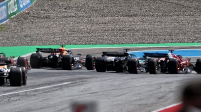 Verstappen Russell Leclerc Spain