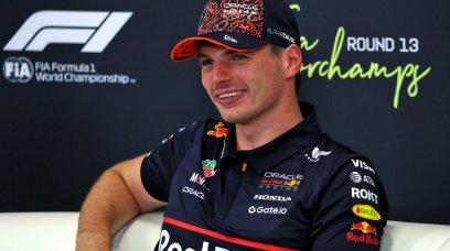 Verstappen Belgium sprint top three presser