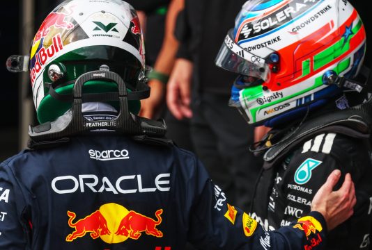 Verstappen Antonelli Brazil podium