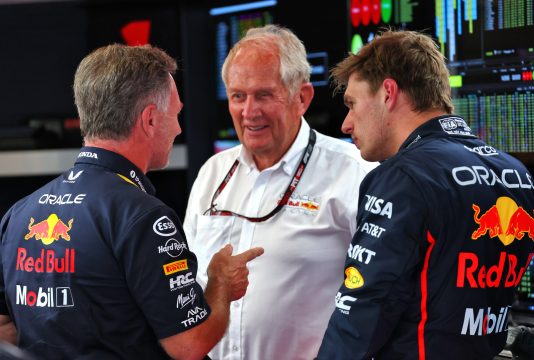 Verstappen Marko Horner Spain