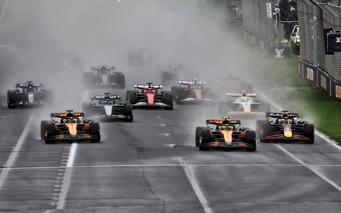 Australia race wet