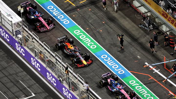 Startopstelling Formule 1 GP Saoedi Arabië 2025 - Jeddah