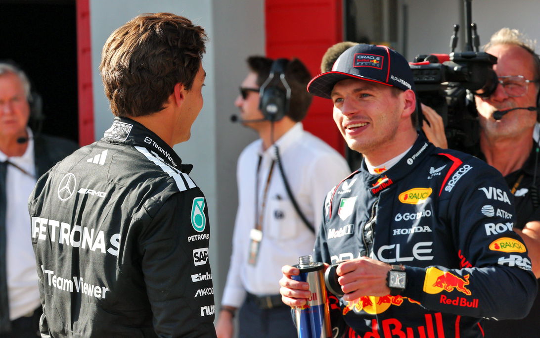 Verstappen Russell Imola