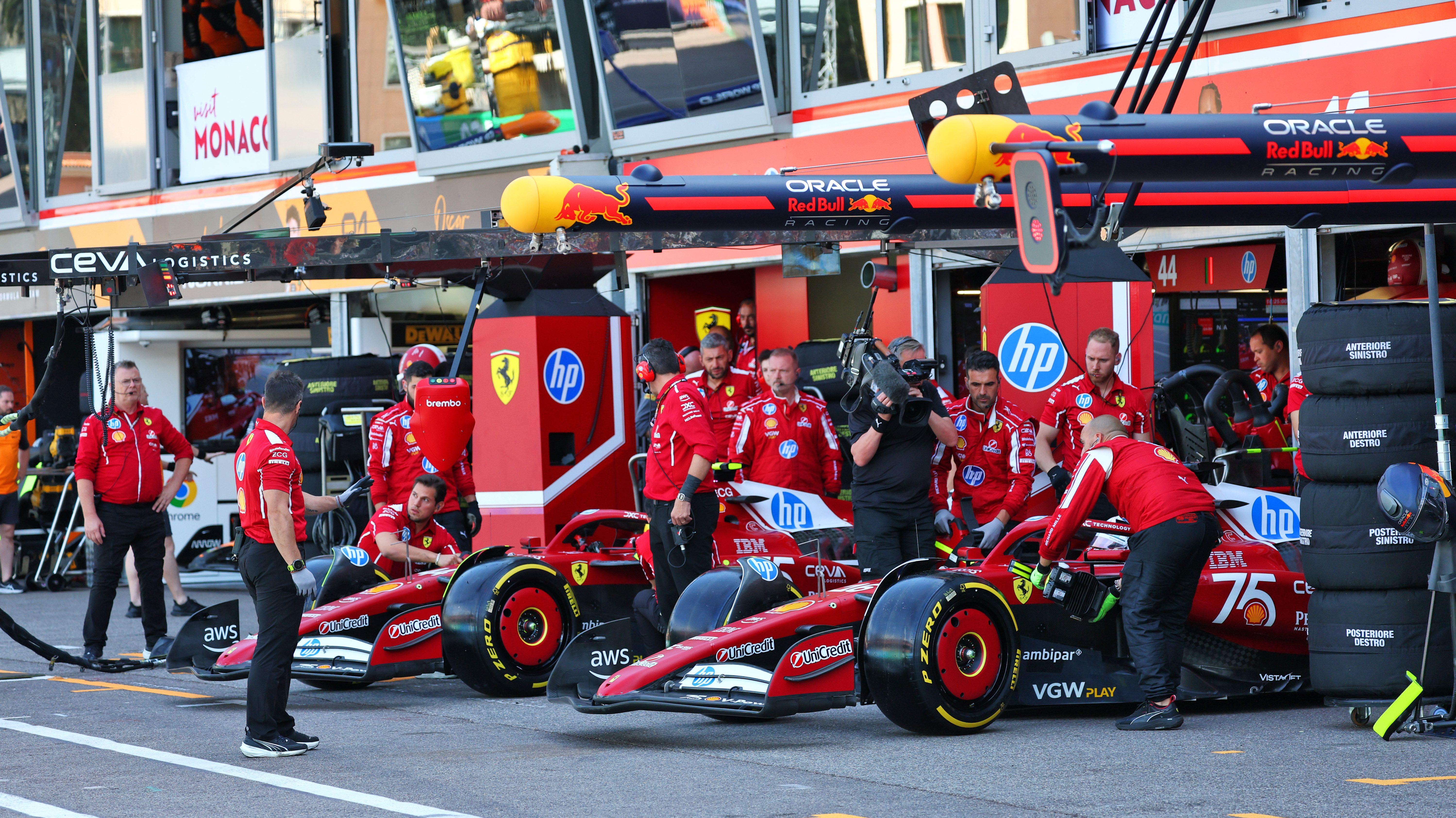 Ferrari pit Monaco