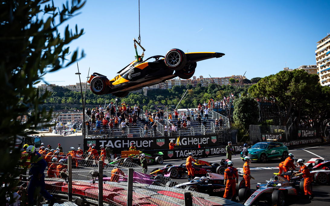 Monaco F2 crash