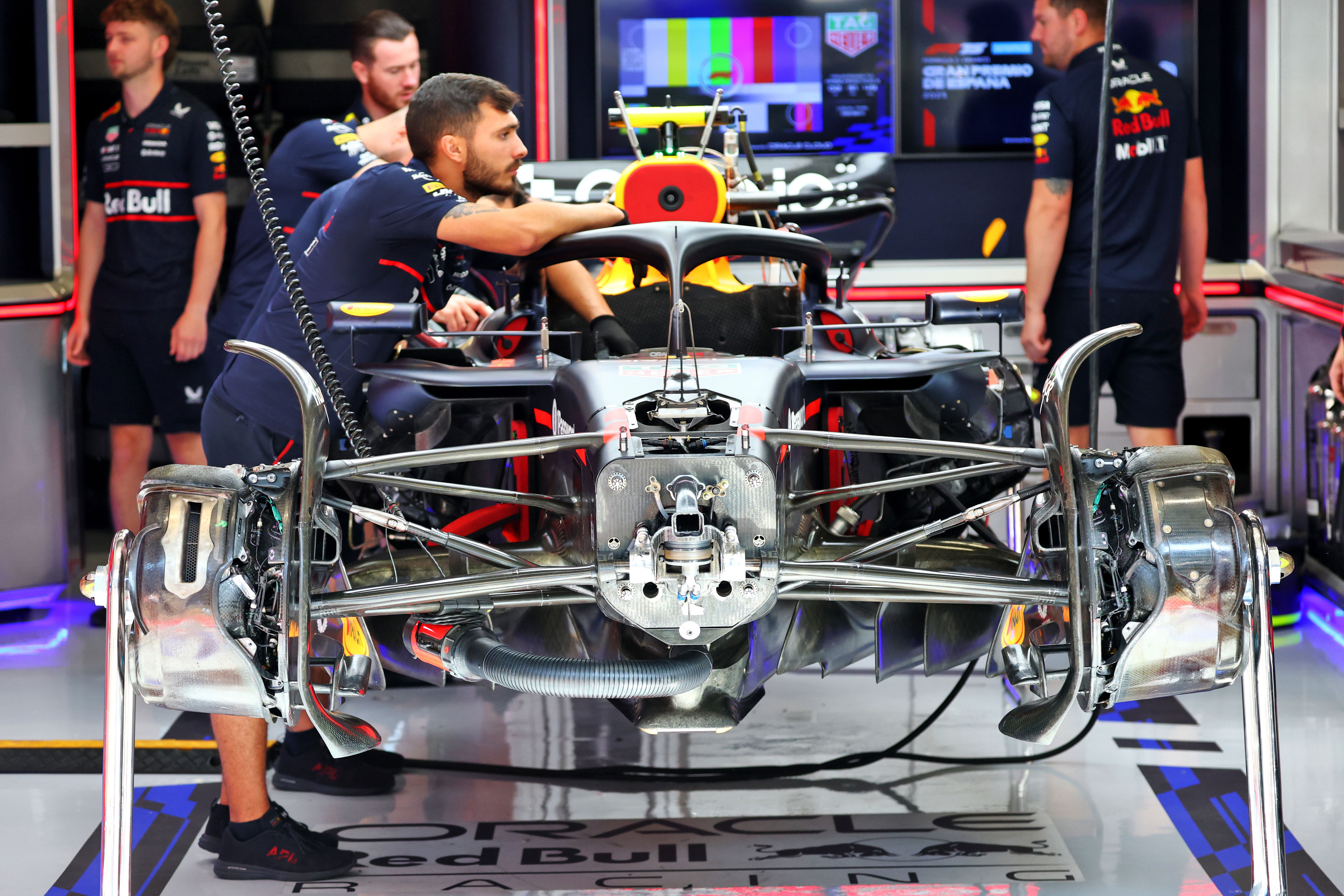 Red Bull garage