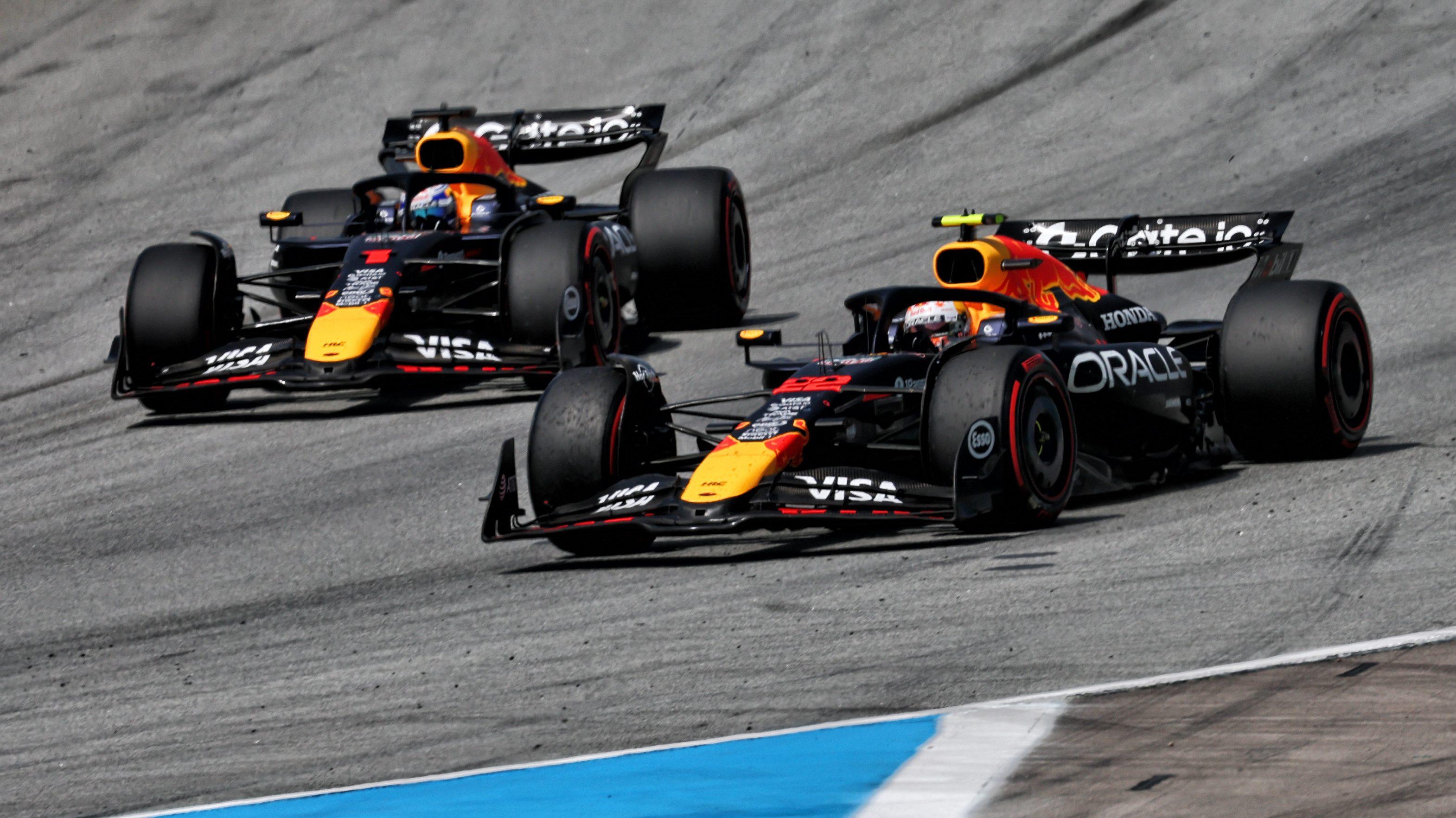 Verstappen Tsunoda Spain