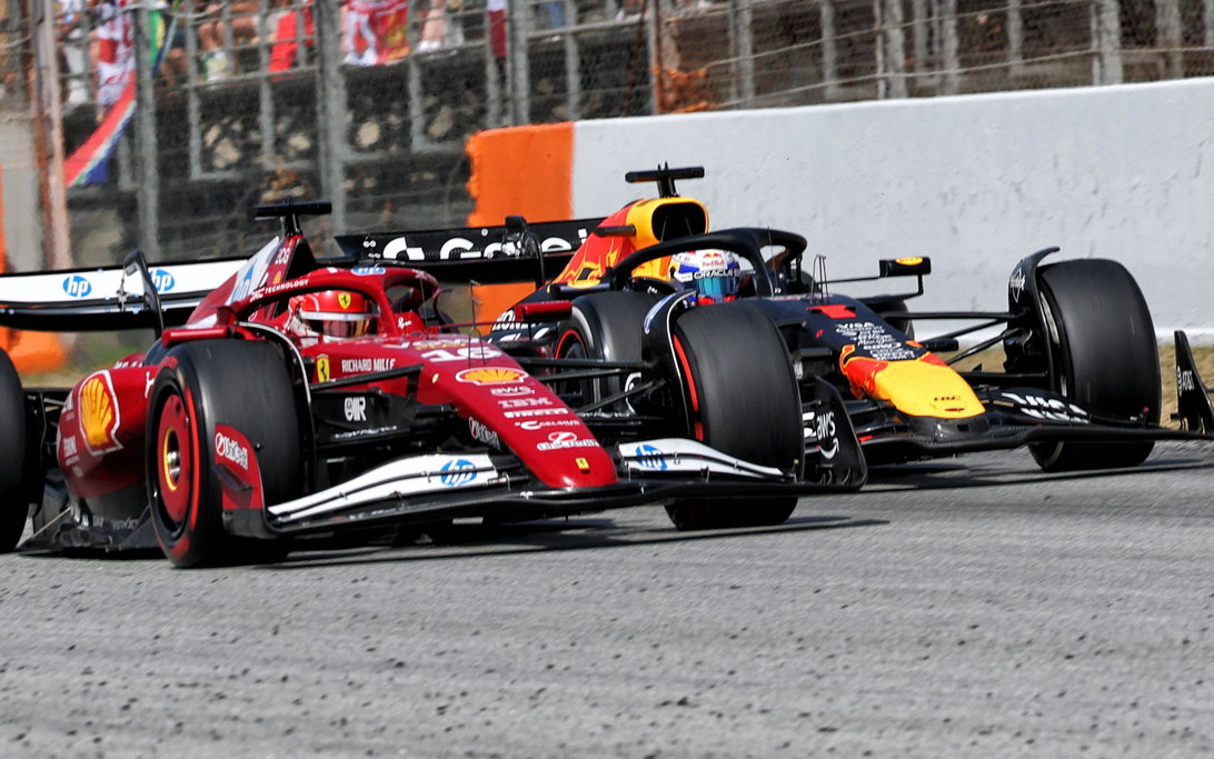 Verstappen Leclerc Hungary