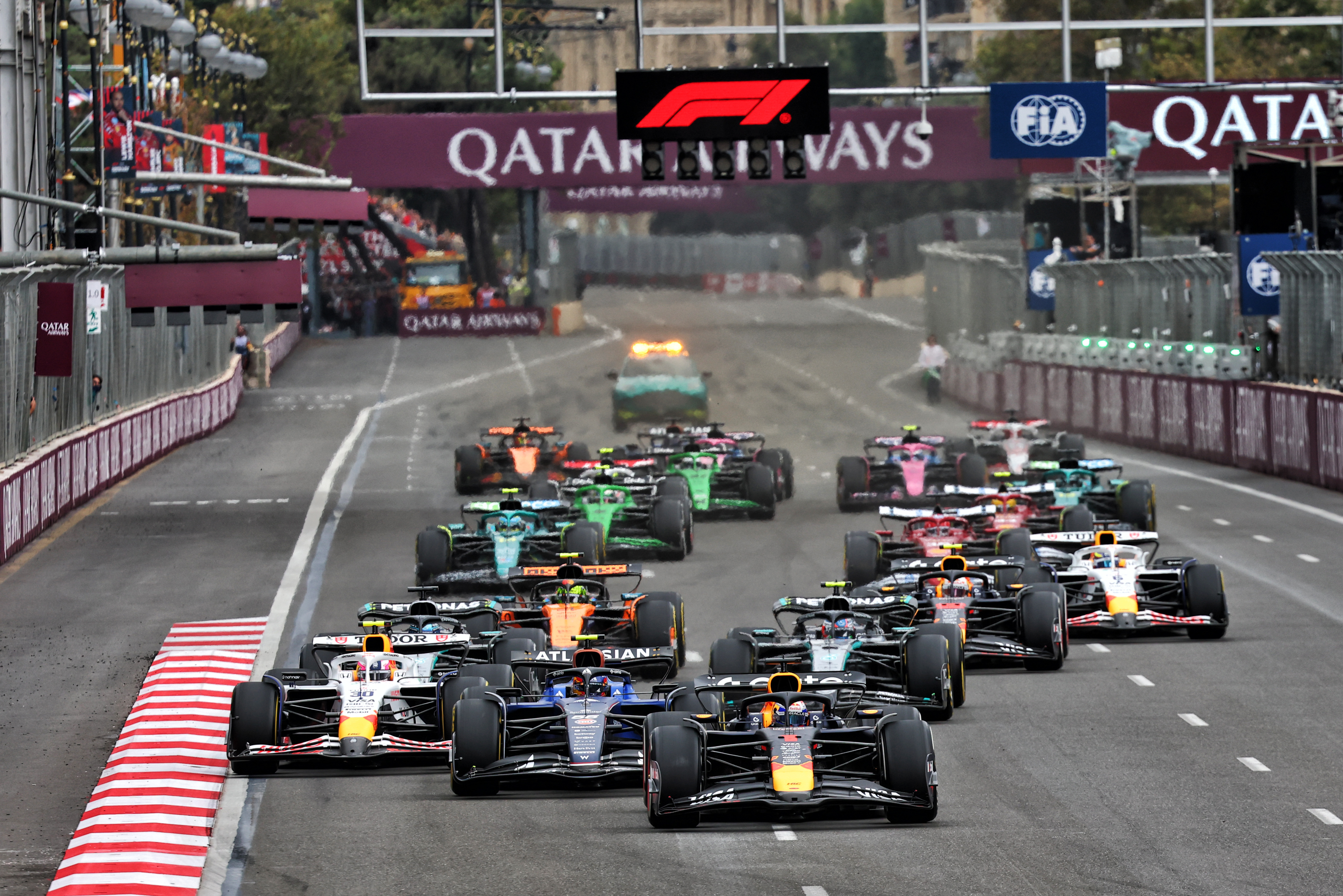 Baku race start