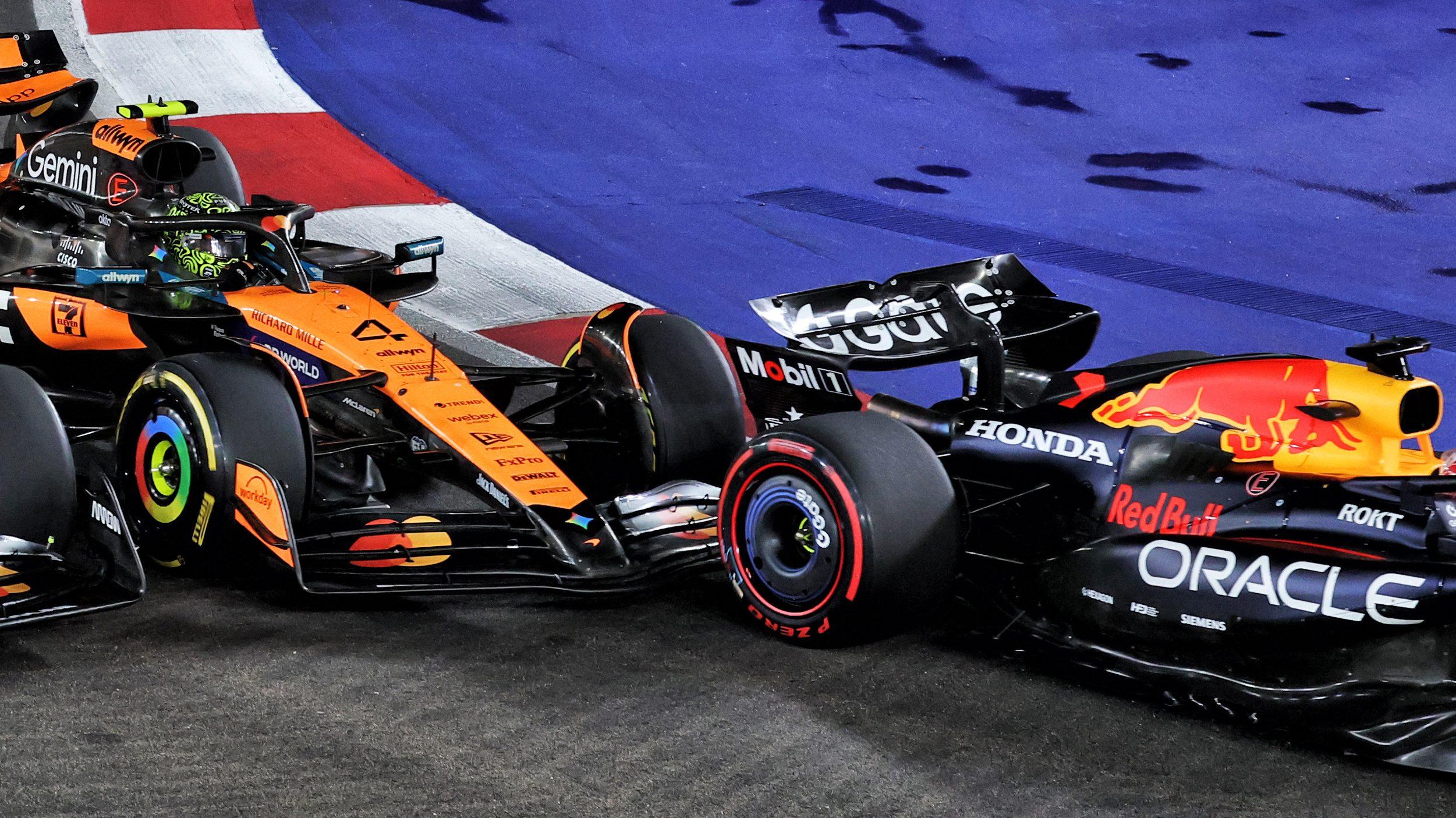 Verstappen Norris Start Singapore