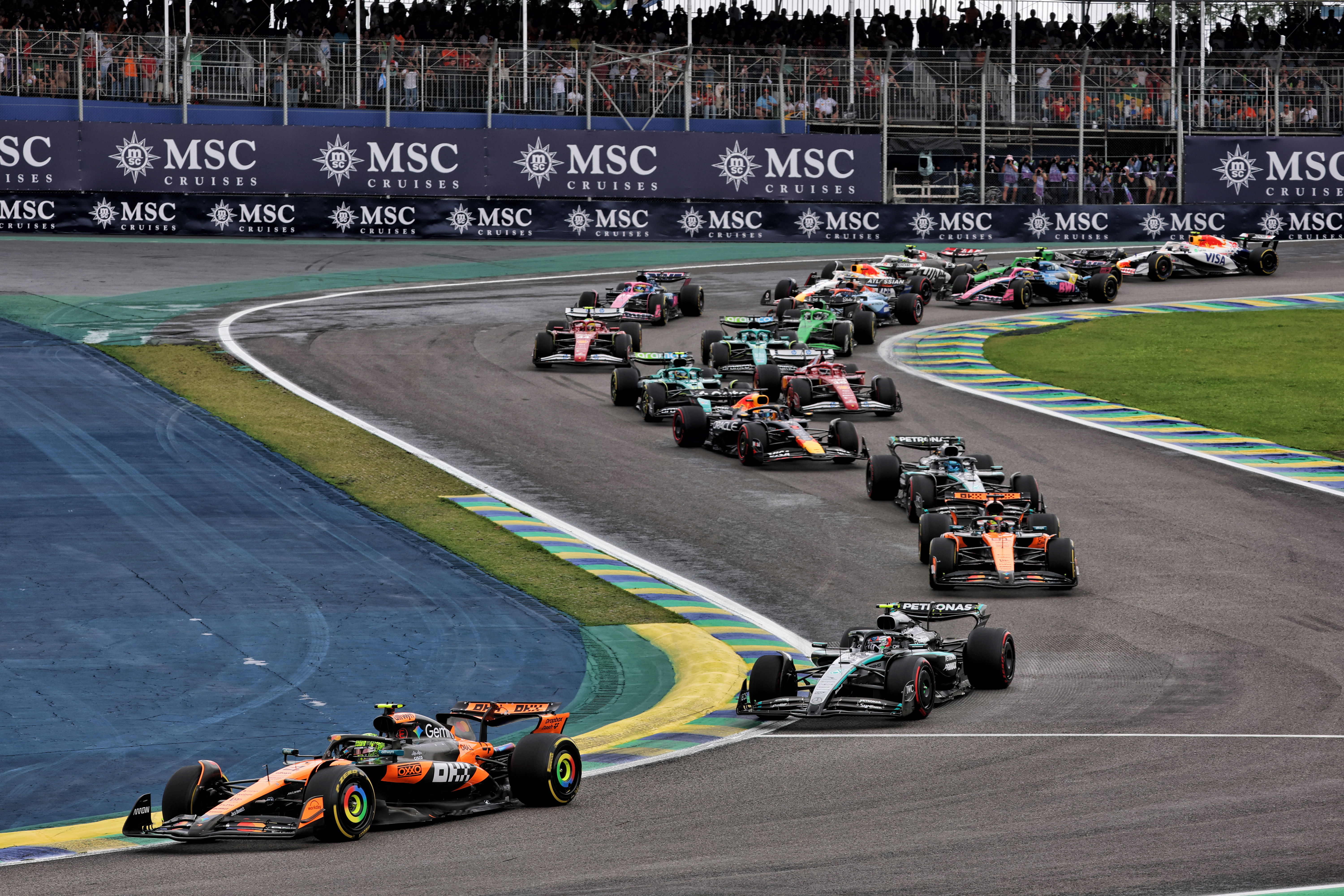 Brazil sprint start
