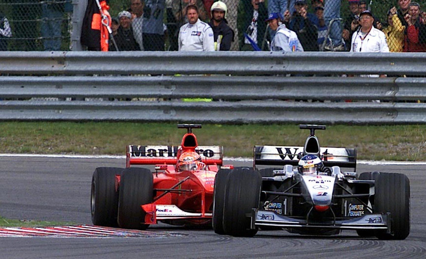Hakkinen Schumacher Spa 2000