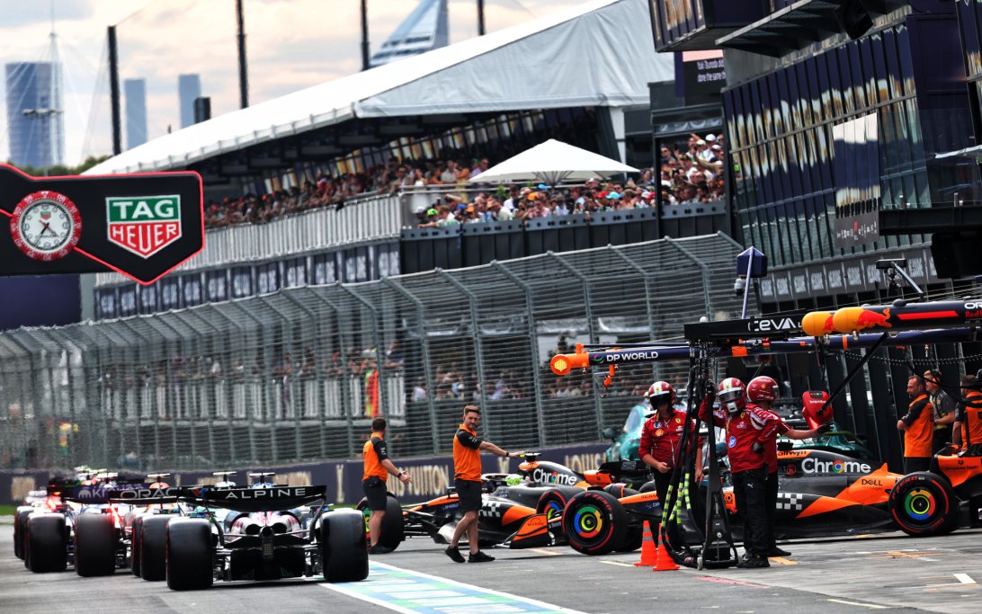 Australia pit lane