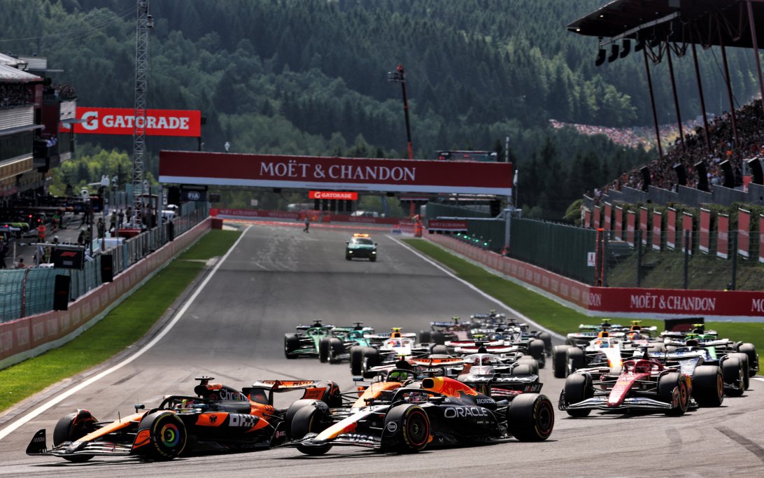 Belgian GP Sprint start