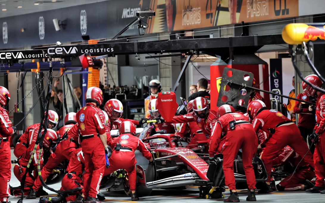 Ferrari pitstop Las Vegas