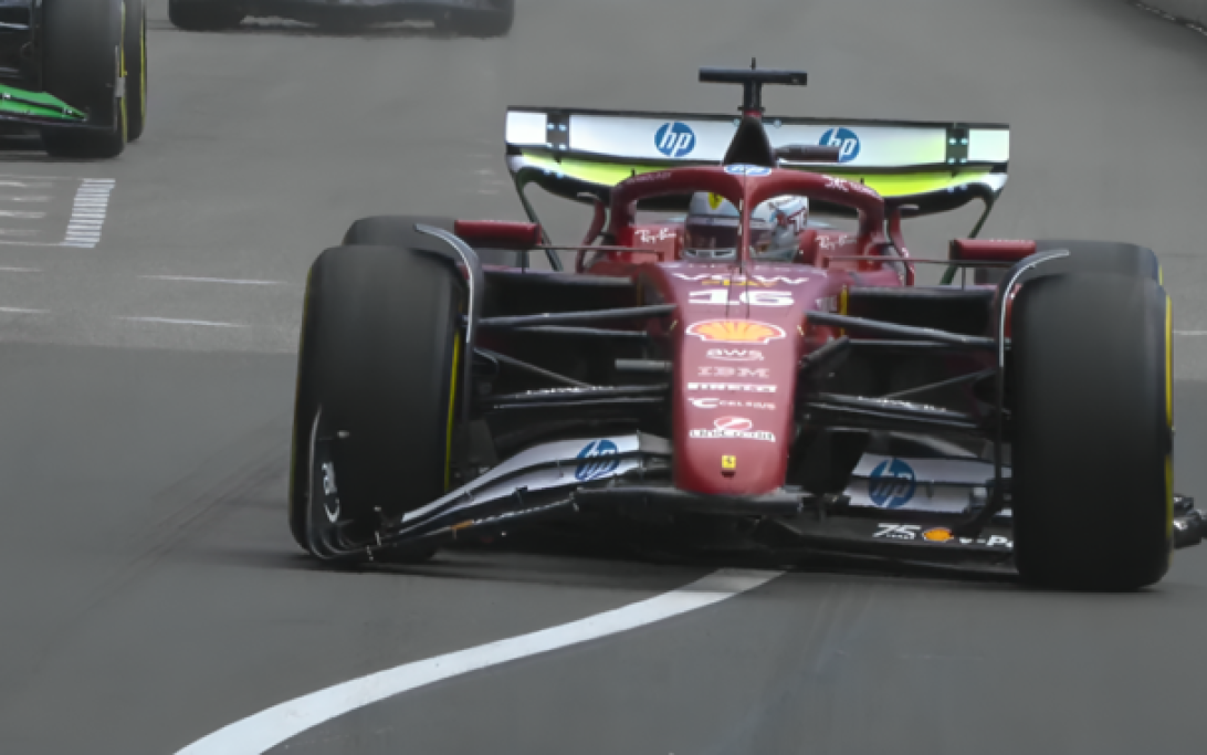 Leclerc FP1 Monaco