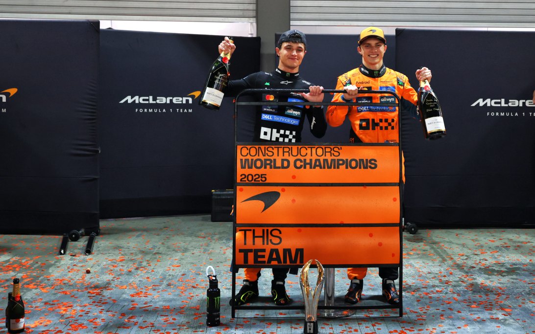 Norris Piastri Mc Laren champs Singapore