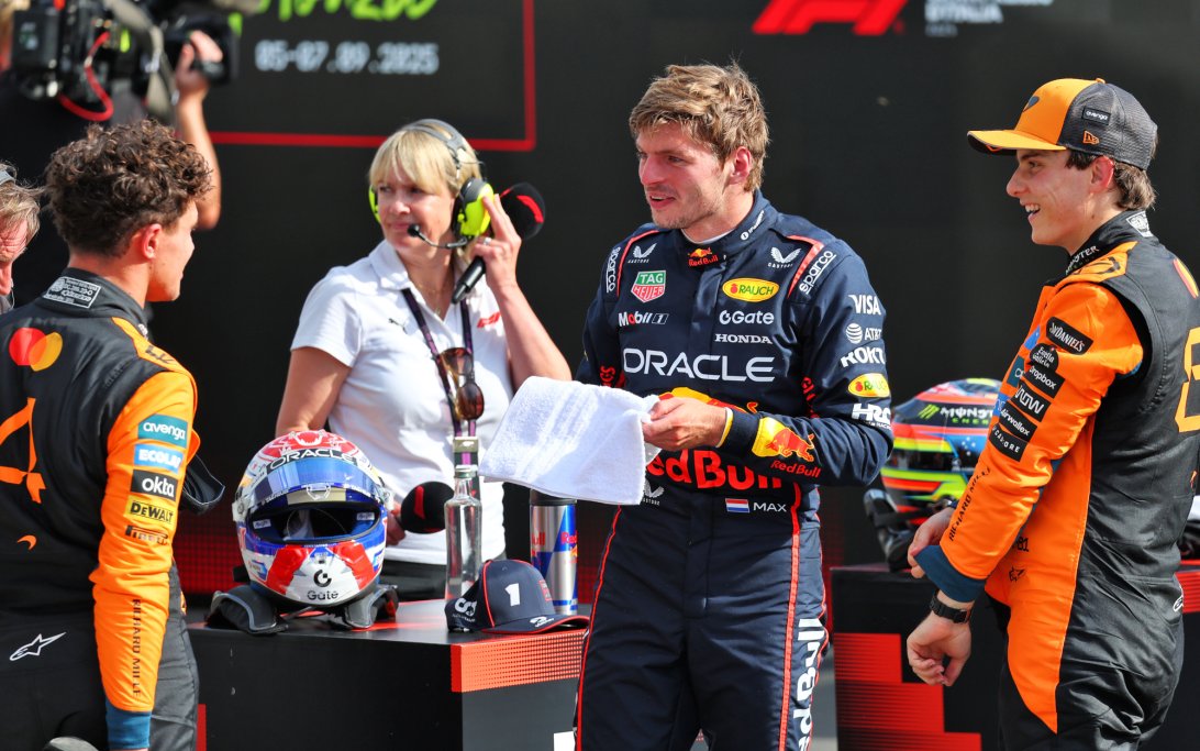 Piastri Norris Verstappen