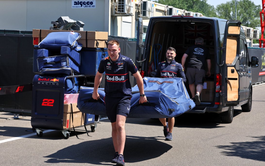 Red Bull paddock