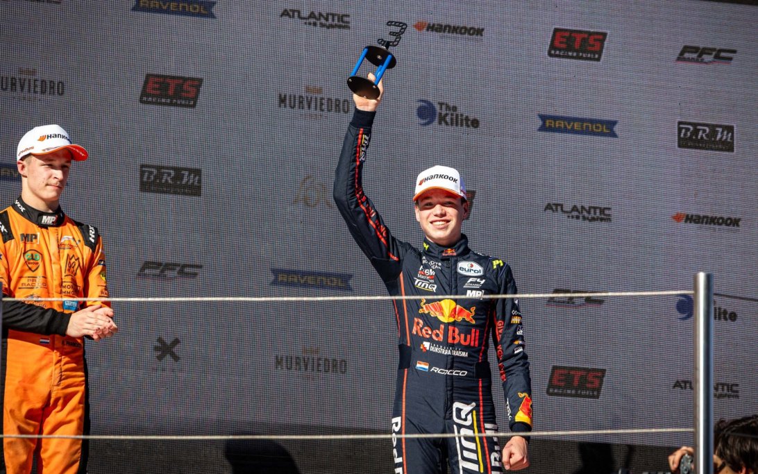 Rocco Coronel podium Spanish F4