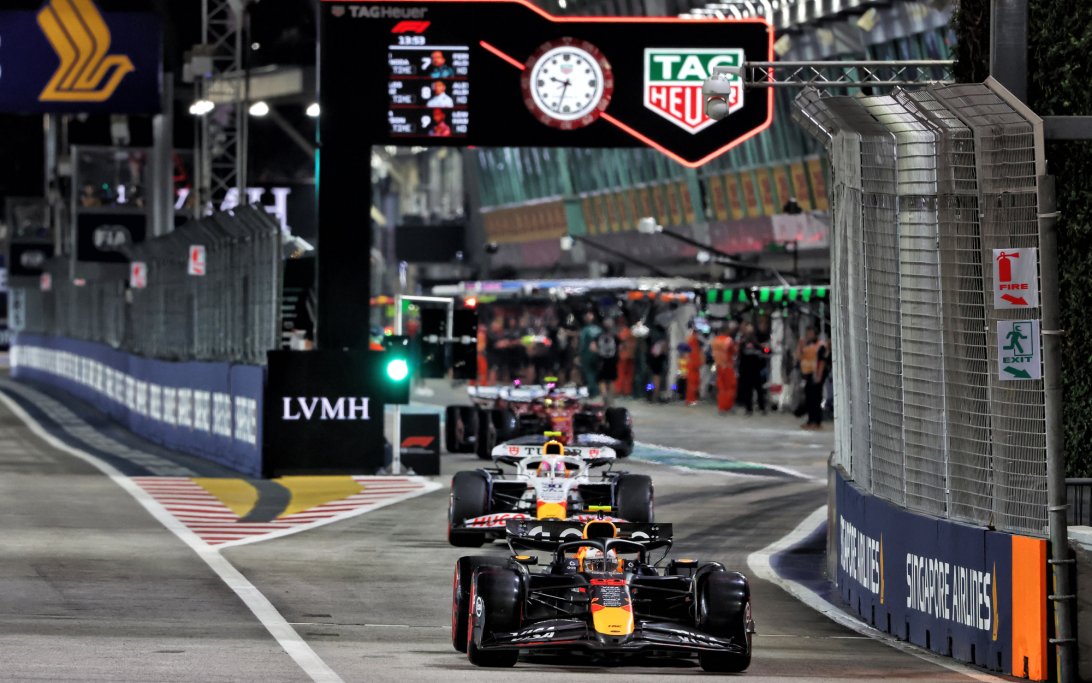 Singapore pit lane