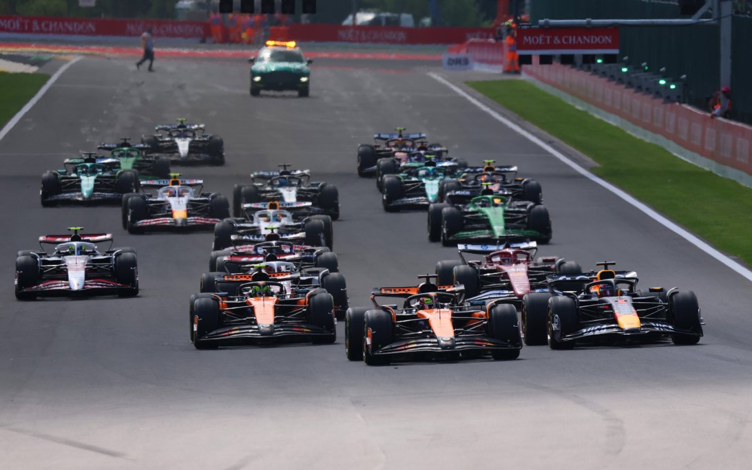 Sprint start Belgium