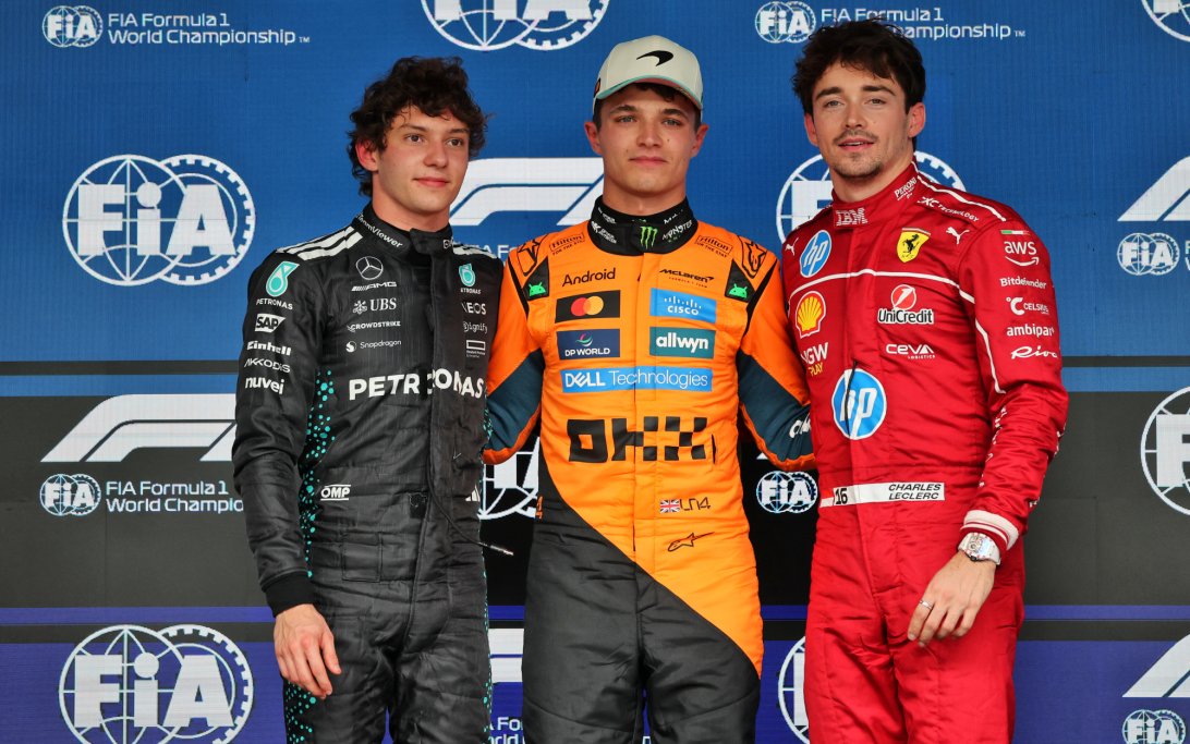 Full Starting Grid for the 2025 F1 Brazilian Grand Prix