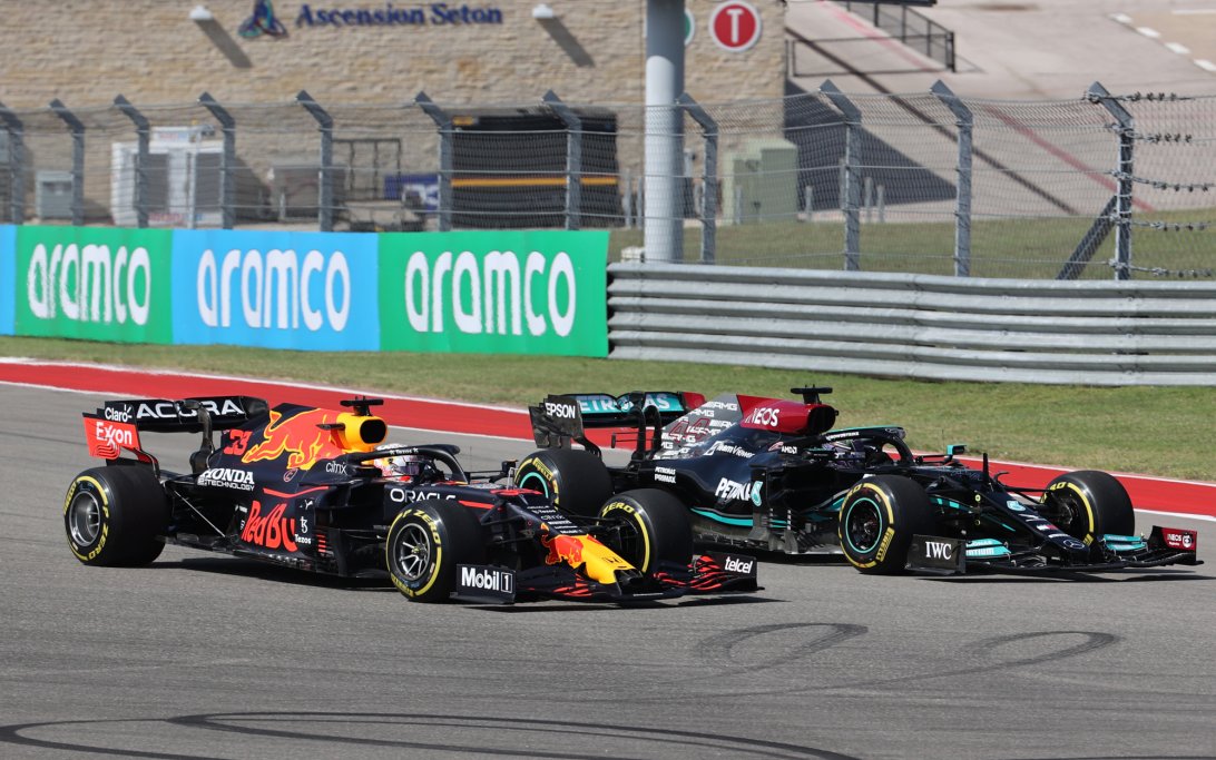 Verstappen Hamilton Austin 2021