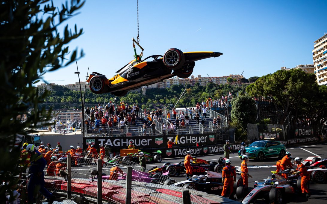 Monaco F2 crash
