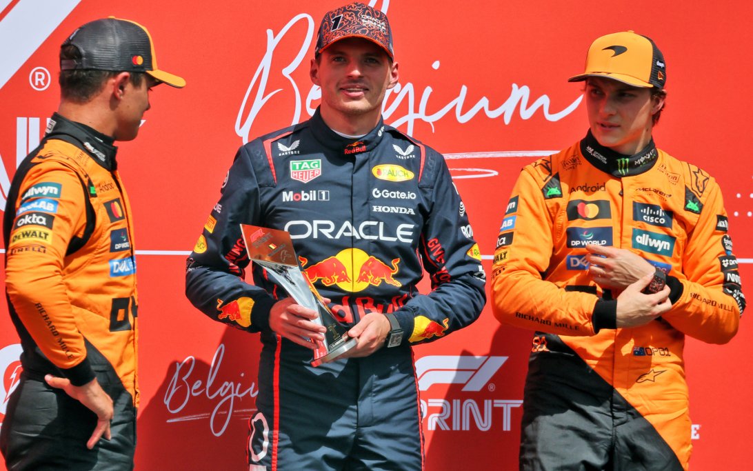 막스 베르스타펜, 최신 F1 드라이버 랭킹에서 맥라렌 듀오 사이 안착