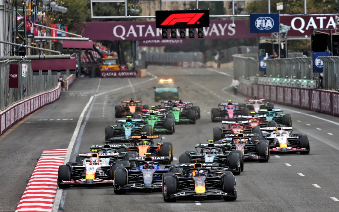 Baku race start