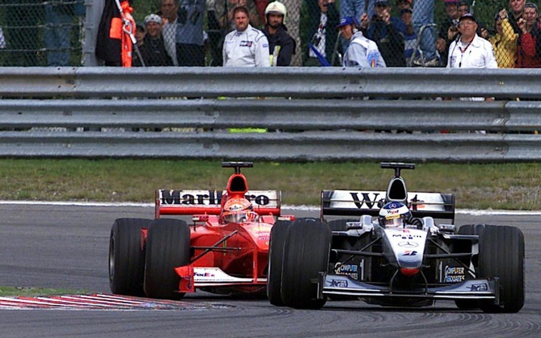 Hakkinen Schumacher Spa 2000