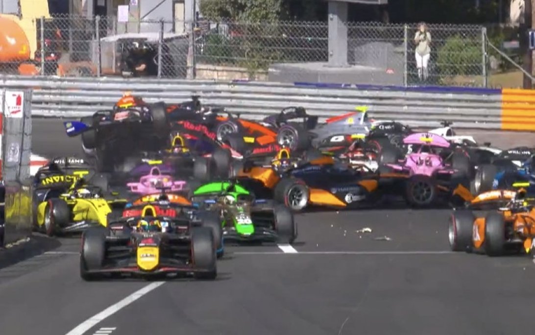 Monaco F2 feature crash