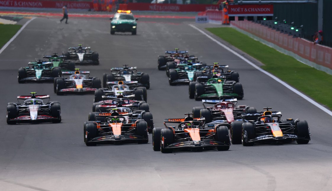 Sprint start Belgium