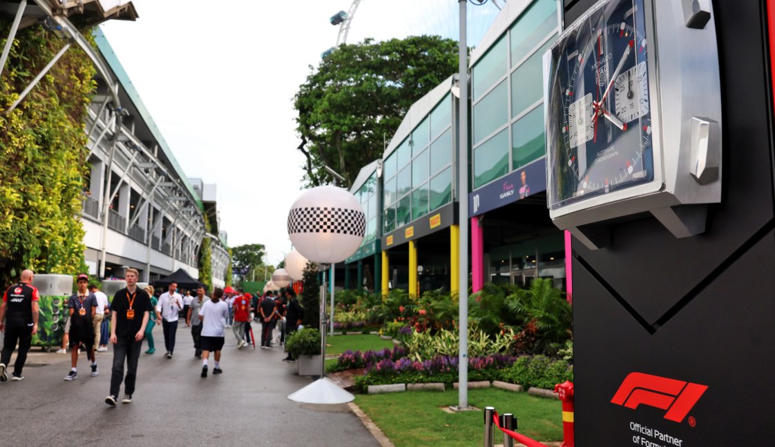 Singapore paddock