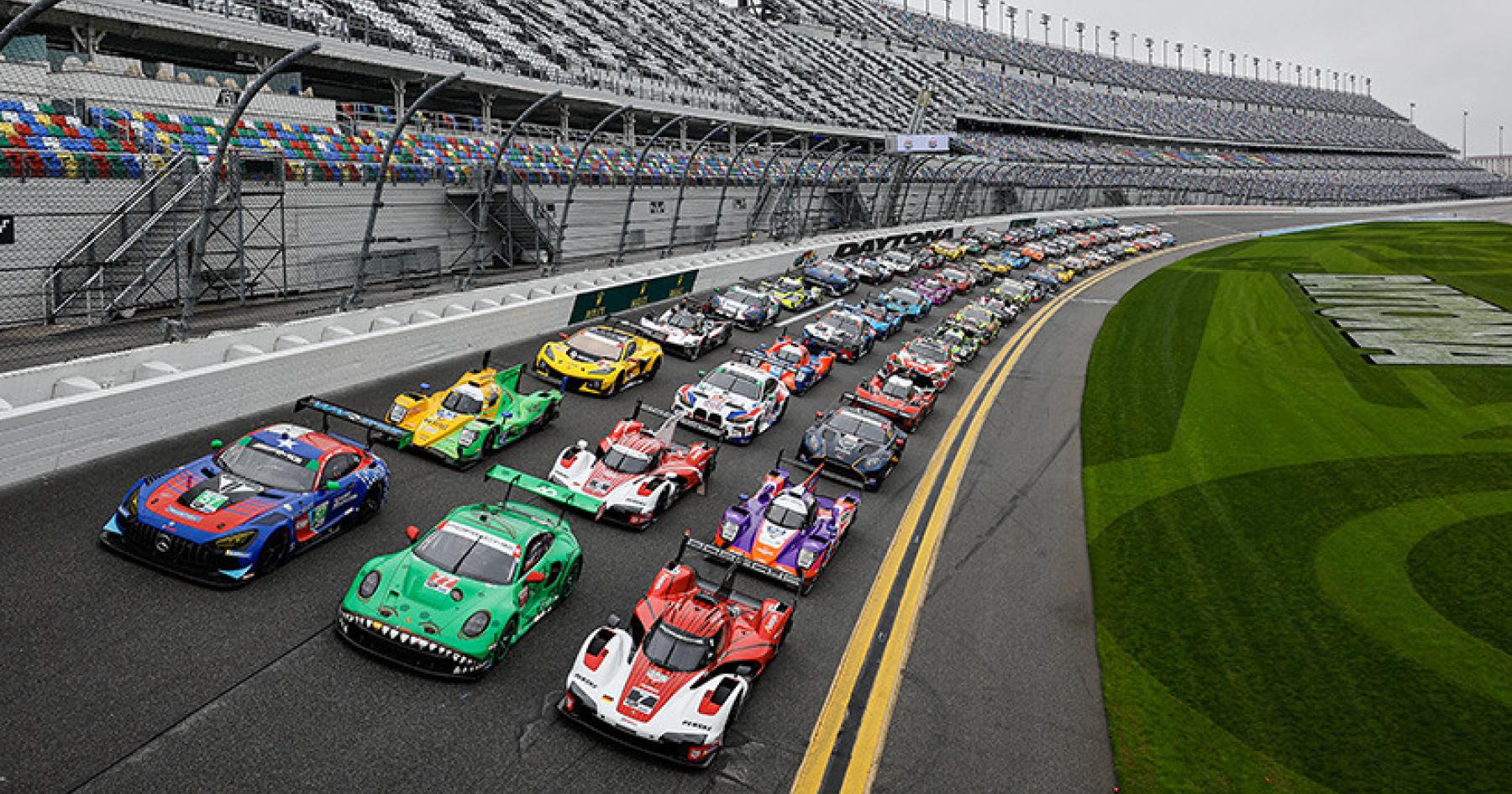 Starting grid for the 2025 Daytona 24 Hours